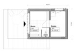 Saunahaus Grundriss 2